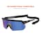 Ergodyne AEGR-AFASM, Safety Glasses, Anti-Scratch & Fog-Off+, Blue Mirror Lens, Matte Black Frame AEGR-AFASM - alternate 2